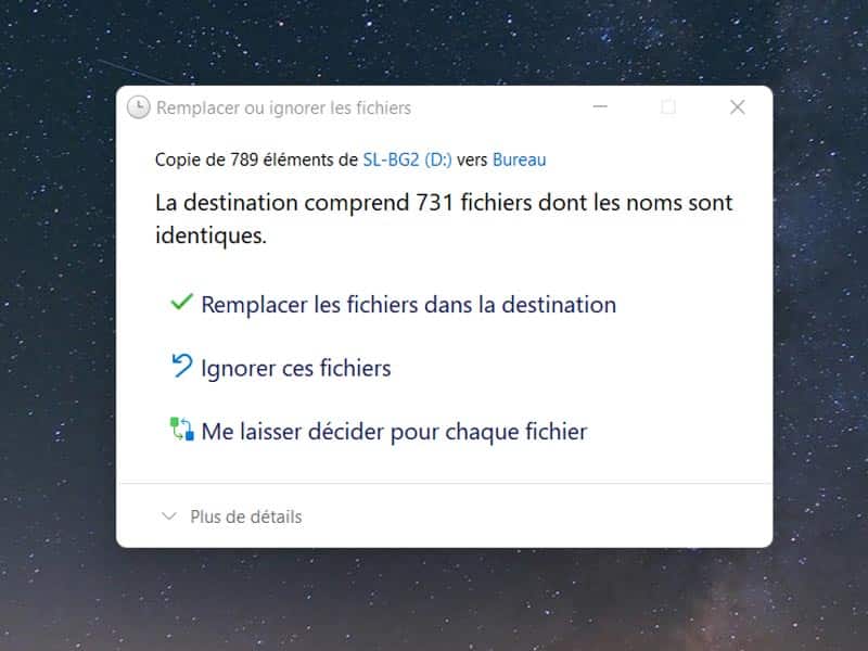 sauvegarder ses données avec Windows 11